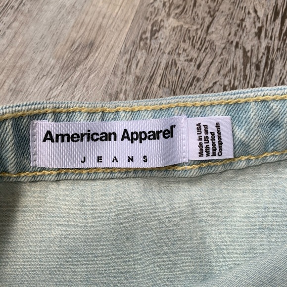 American Apparel : light denim button down skirt - Picture 5 of 10